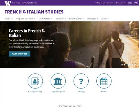 UW Department of French & Italian Studies